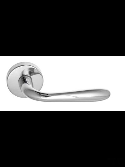 Дверная ручка на круглом основании Fratelli Cattini "GOCCIA" 7-CR полированный хром