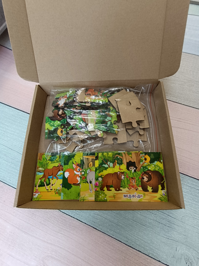 Пазлы "Лесные животные"