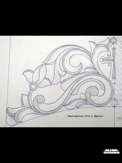 Резное навершие домашнего иконостаса