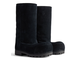 Balenciaga Alaska Fur High Boot Black