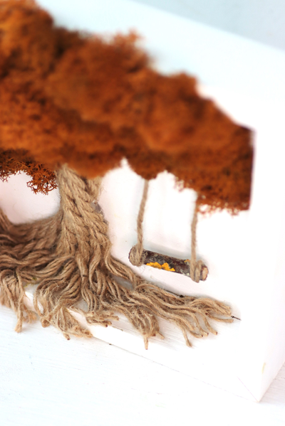 Новогодняя эко-картина № 1181