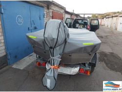 Тент на лодку WELLBOAT 37  NEXT 2019 г. (арт. 856,1248)