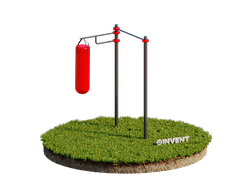 КОМПЛЕКС ПЕРЕКЛАДИНА + СТОЙКА ПОД БОКСЕРСКИЙ МЕШОК INVENT
