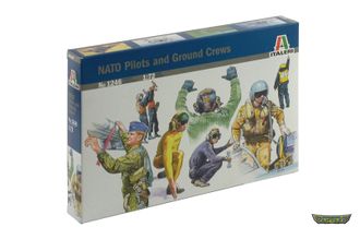 1246 Солдатики пилоты NATO PILOTS AND GROUND CREWS (1/35)