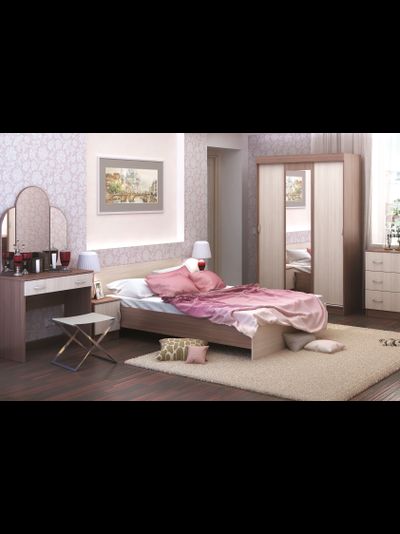 Бася (Басса) ТБ 551 тумба прикроватная Ясень шимо темный/Ясень шимо светлый