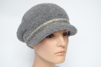 Итальянская зимняя кепка вязаная зима 2023 Визио