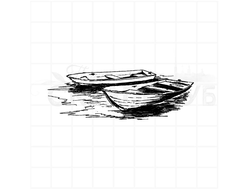 Штамп для скрапбукинга лодки