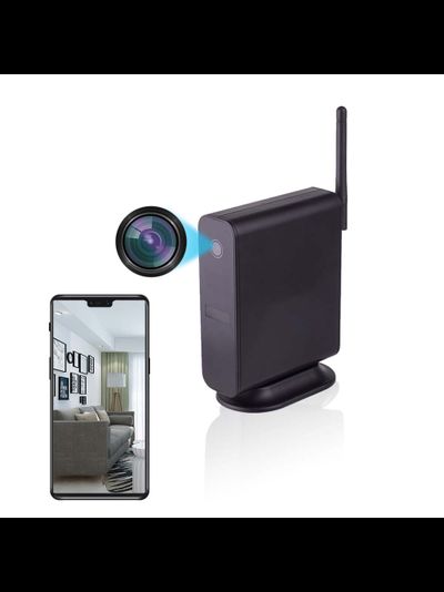 DE/TY009 WiFi видеоняня в корпусе роутера, интерком связь, ночное видение, с DVR. Full HD 2 Mp (Tuya/Ulooka/Smart Life)