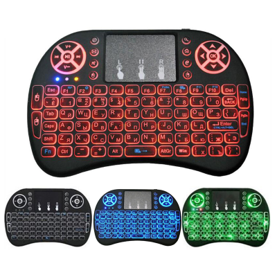 Мини клавиатура I8 беспроводная backlit(подсветка) с тачпадом,usb