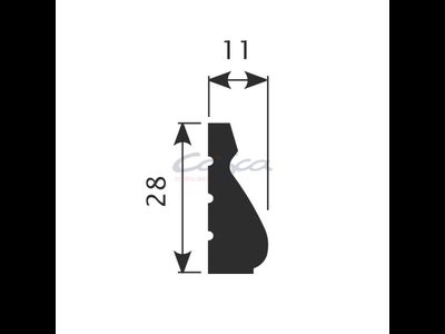 Молдинг MX013 - 28*11*2000мм