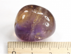 Аметрин, галтовка, Боливия (23*21*18 мм, 13,2 г) №38334