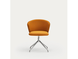 Поворотный стул Add хром/горчичный купить в Севастополе