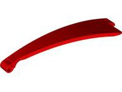 Technic, Panel Curved #52 3 x 13 Tapered Left, Red (4527 6528823)