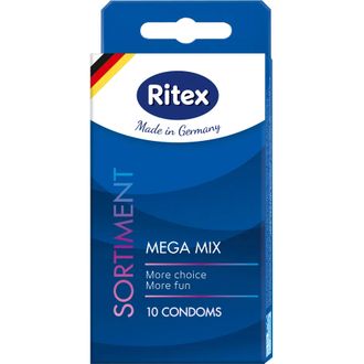 Презервативы Ritex SORTIMENT №10, ассорти, латекс, 18 см