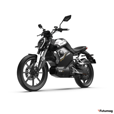 Электромотоцик White Siberia Super Soco TSX черный