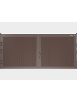 Распашные ворота стандартных размеров