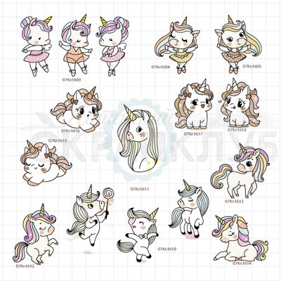 ФП штамп &quot;Единорог&quot; 3