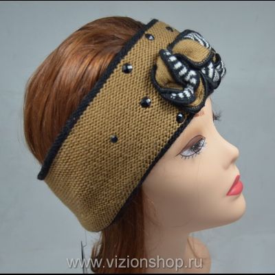 Повязка на голову с бантом Vizio 4958