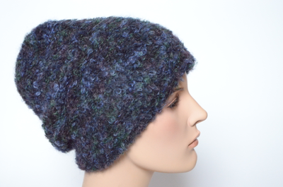 Мохнатая итальянская шапка Визио 6957 зима 2022