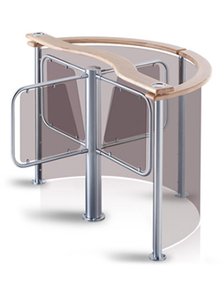 Полуростовые роторные турникеты