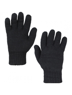 ПЕРЧАТКИ ЧЕРНЫЕ, ДВОЙНЫЕ, ПОЛУШЕРСТЯНЫЕ