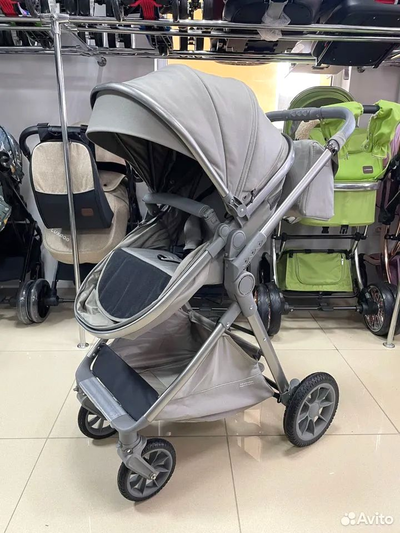 Детская коляска 2 в 1 Luxmom V2 Серый