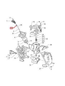 Спираль в заварочный узел кофемашины Saeco