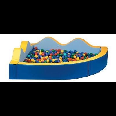 Сухой бассейн угловой «Волна» 185х185х30(48)х15 (разборный)