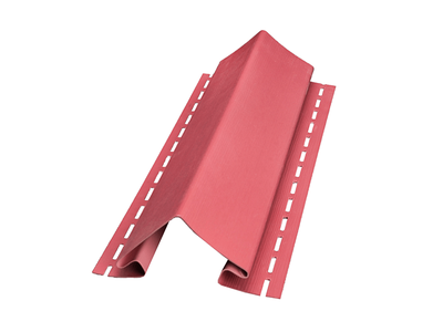Наружный угол для сайдинга амарантовый | NORDSITE