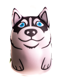 Декоративная подушка антистресс муфта "Ласковый Хаски"