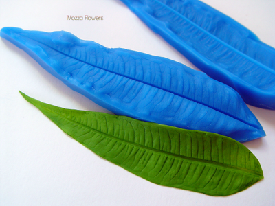 "Лист Иван чай"  Силиконовый молд (вайнер)