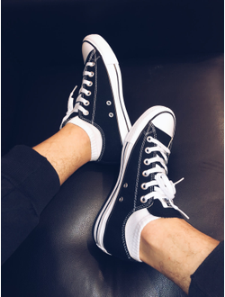 кеды Converse All Star низкие черные фото
