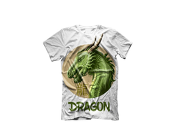 Футболка 3D с полной запечаткой год Дракона №9