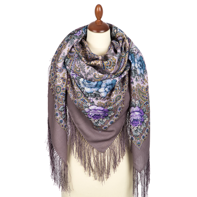 Павловопосадский платок Музыка моря 1755-1