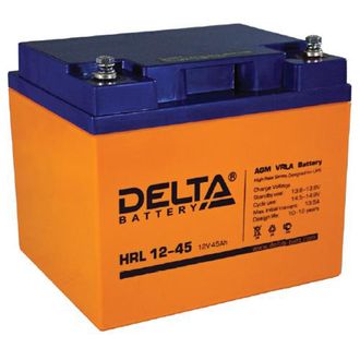AGM аккумулятор Delta HRL 12-45 (12 В, 45 А*ч)