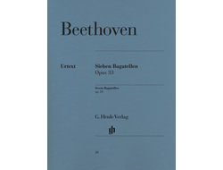 Beethoven. 7 Bagatellen op.33: für Klavier