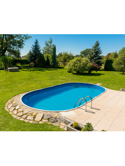 Каркас морозоустойчивого бассейна Ibiza 5,25 х 3,2 х 1,2 м Овал