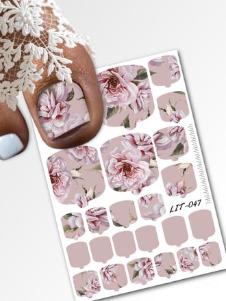 Мини пленки для педикюра LIT-047