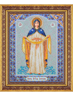 Б-1066 Пр.Богородица Покрова (набор для вышивания бисером) ТМ Паутинка
