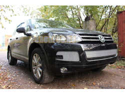Защита радиатора Volkswagen Touareg II 2010-2014 chrome низ