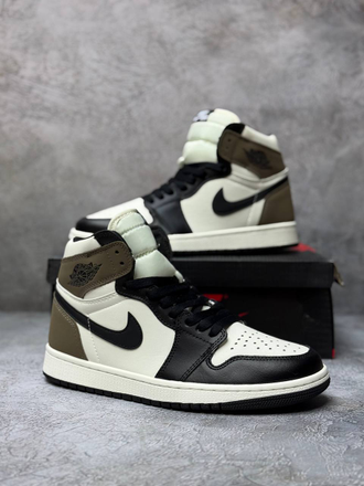 Nike Air Jordan 1 Retro High Dark Mocha  с мехом