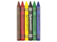 Восковые карандаши BRAUBERG "АКАДЕМИЯ", НАБОР 6 цветов, 227282