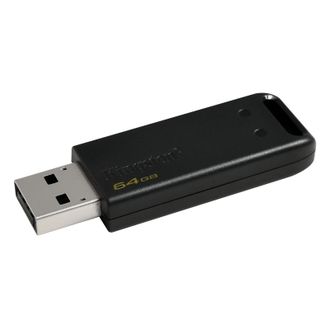 Флеш-память Kingston DataTraveler 20, 64Gb, USB 2.0, черный, DT20/64GB