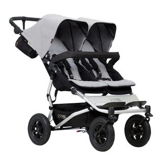 Коляска прогулочная для двойни Mountain Buggy Duet 3.0 Silver