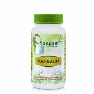 МАНЖИШТА  (MANJISHTHA) ДЛЯ ОЧИЩЕНИЯ КРОВИ 850 МГ SANGAM HERBALS, 60 ТАБ.