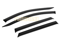 Дефлекторы окон, RIVAL, для Hyundai Tucson NX 2021-, листовой ПММА, 4шт.