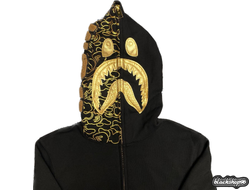 Толстовка Bape Full Zip Shark Gold (S, M, L, XL, 2XL)