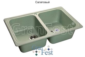 мойка GranFest Standart GF-S780K цвет салатовый