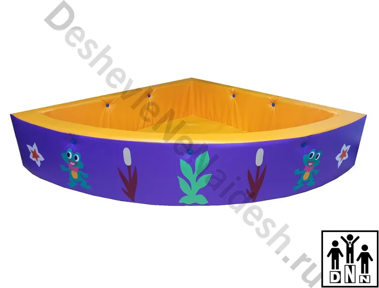 Угловой Сухой бассейн Лягушки