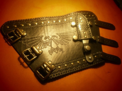 Наручи с ножом "Двухглавый орел".